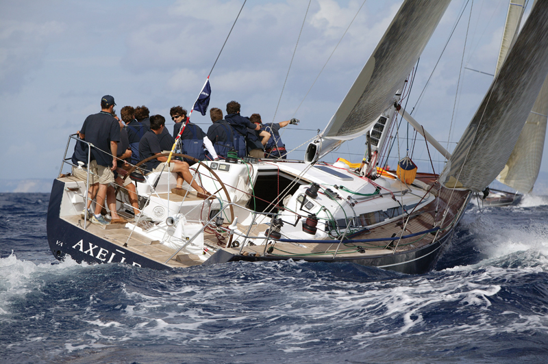 what is the wheel on a sailboat called